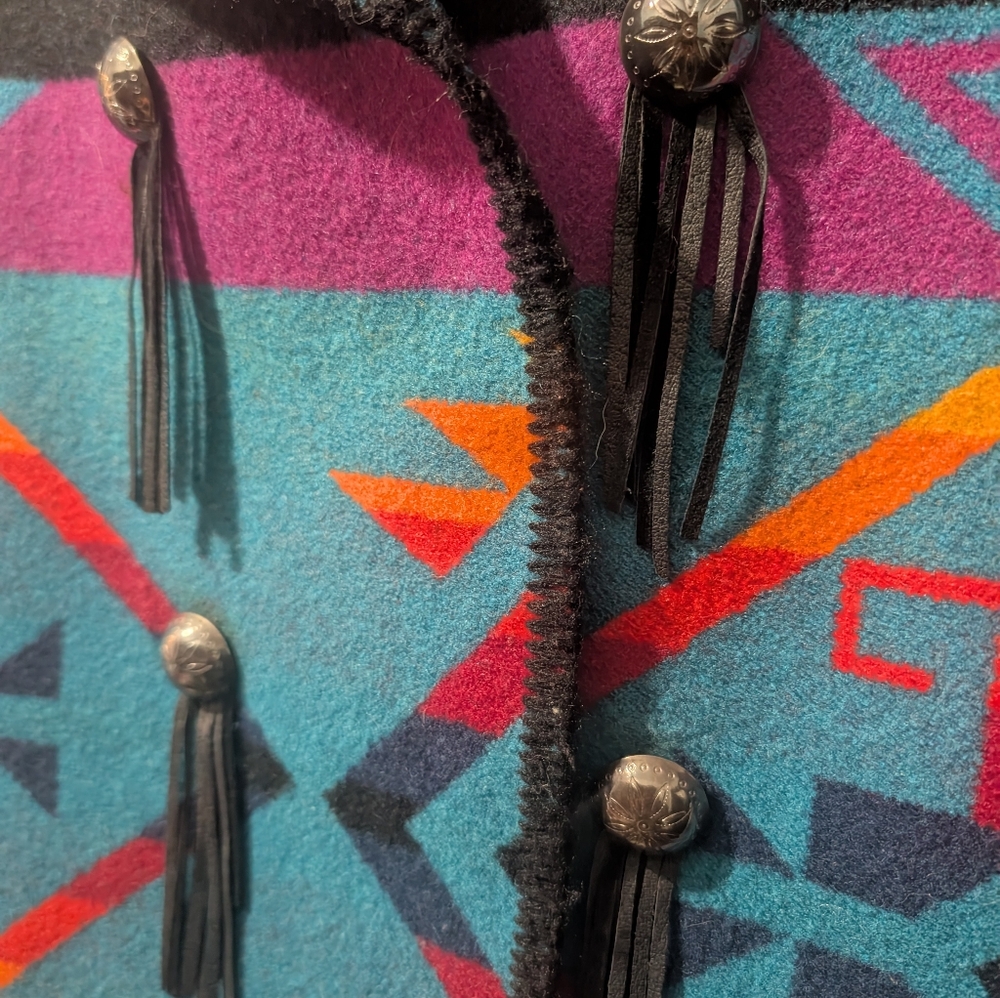 Custom Made Pendleton Wool Coat - Picture 2 of 3